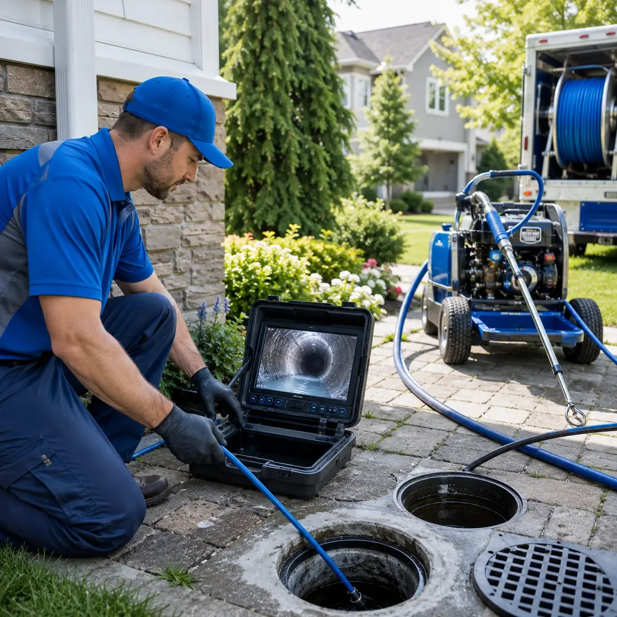 Outdoor drain cleaning professionals serving Waleska, GA