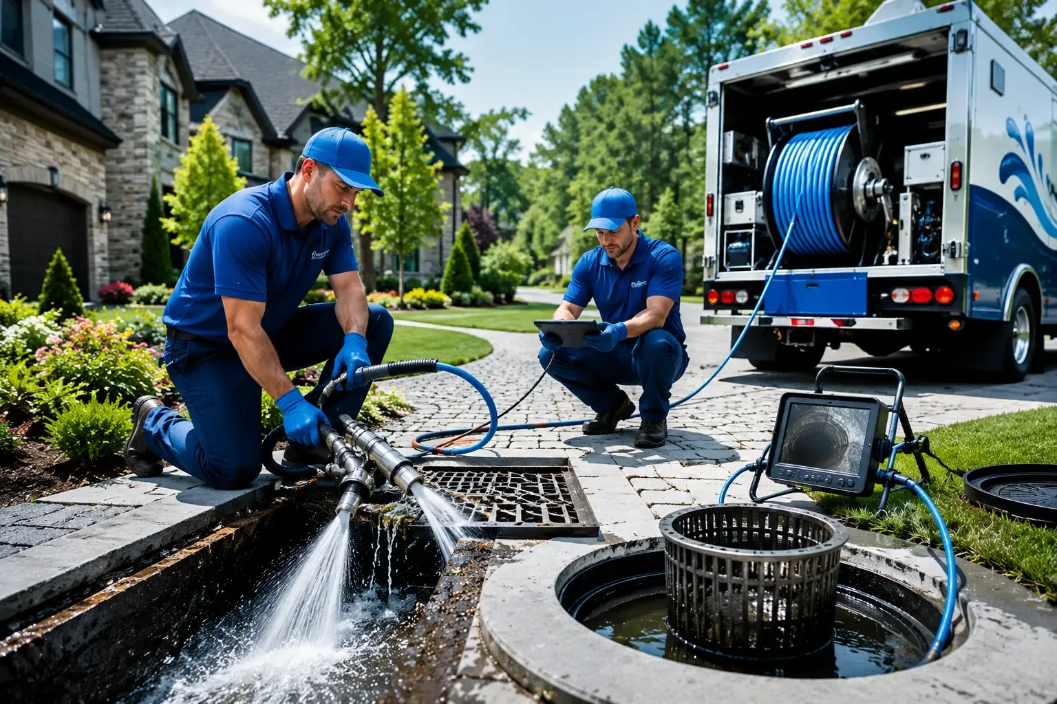 Local outdoor drain cleaning professionals in Waleska, GA
